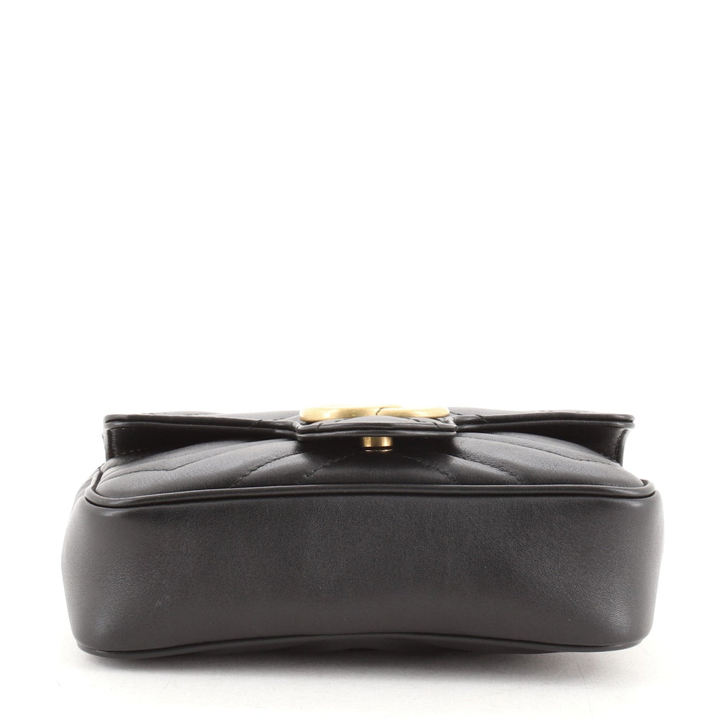 GG Marmont Flap Bag Matelasse Leather Super Mini