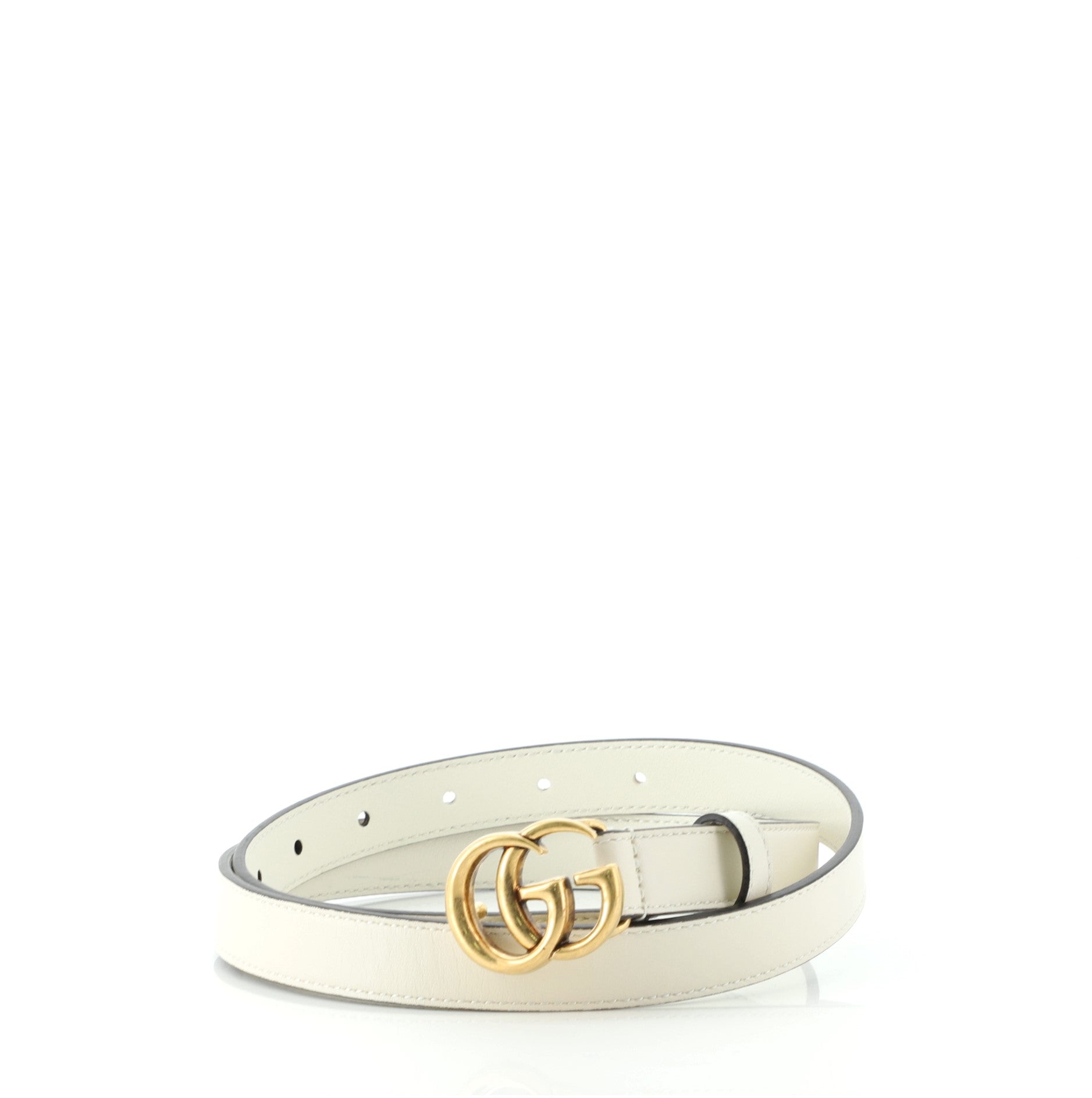 GG Marmont Belt Leather Thin 80