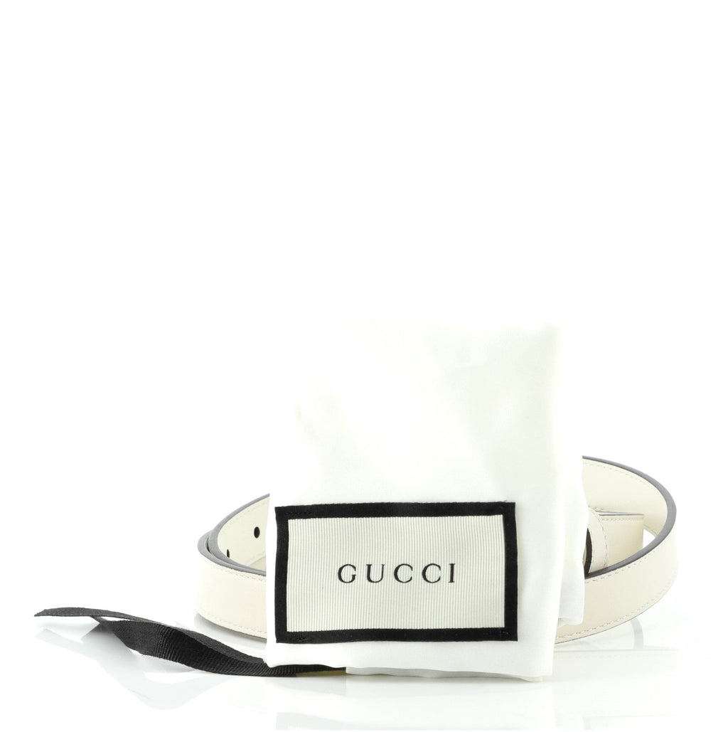 GG Marmont Belt Leather Thin 80