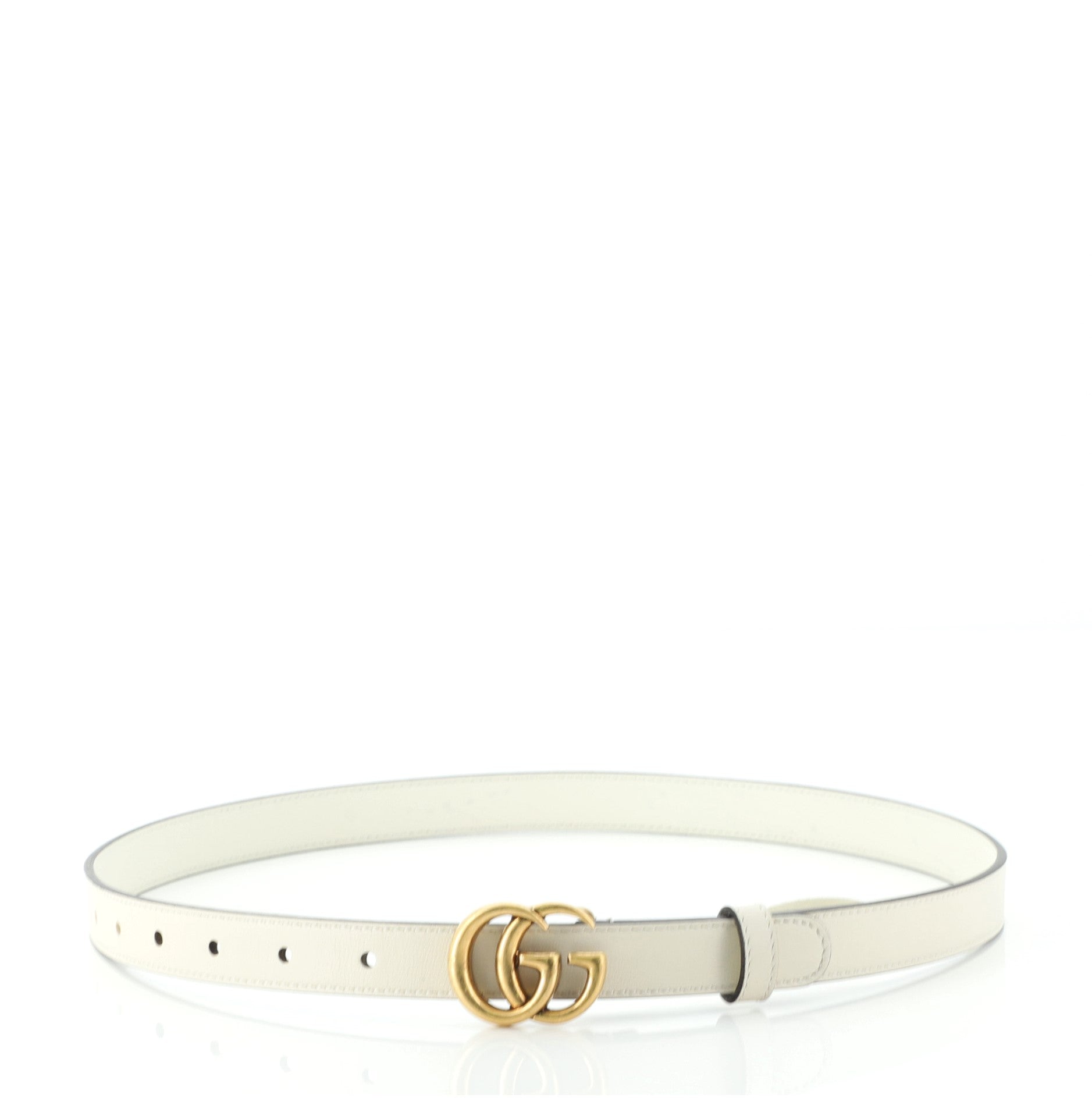 GG Marmont Belt Leather Thin 80