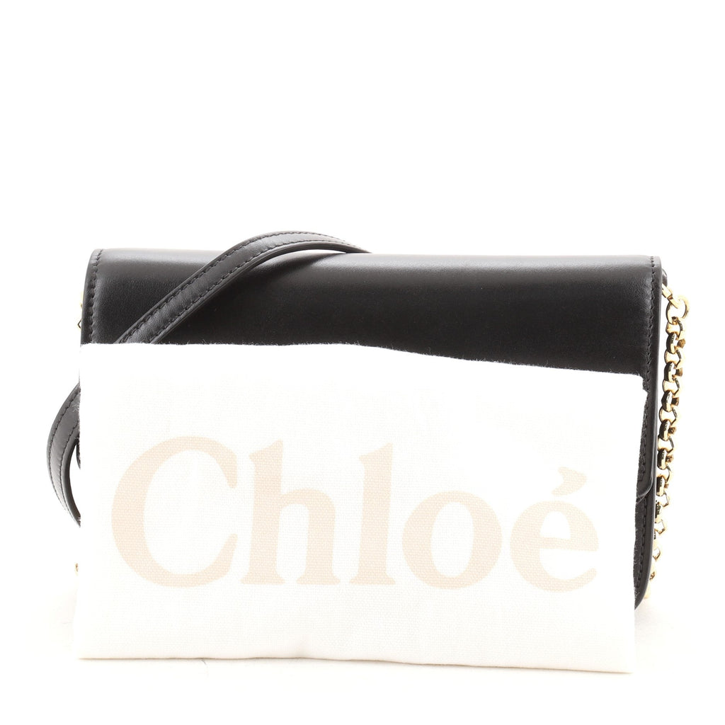 C Chain Clutch Leather