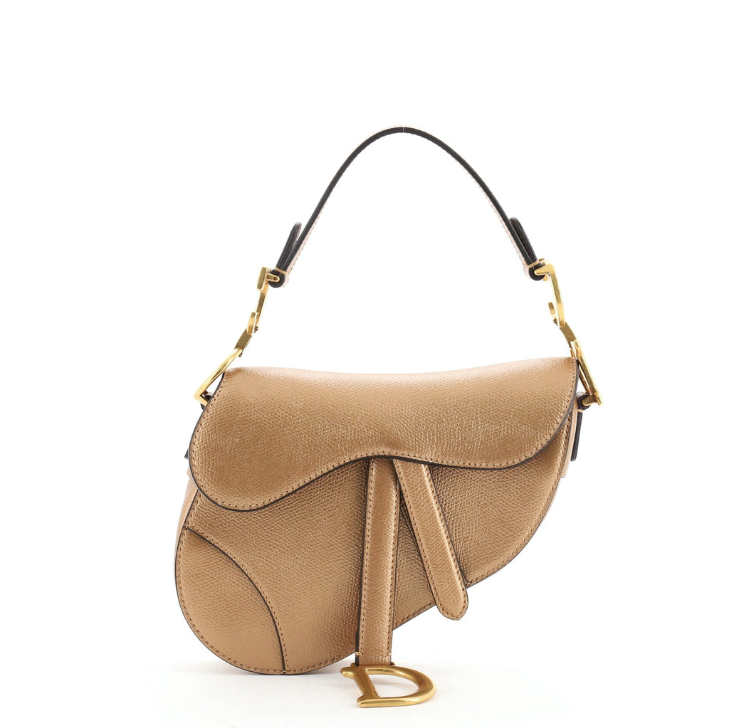 Saddle Handbag Leather Mini