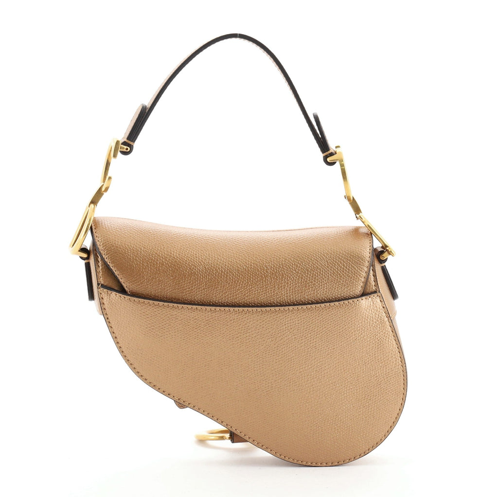 Saddle Handbag Leather Mini