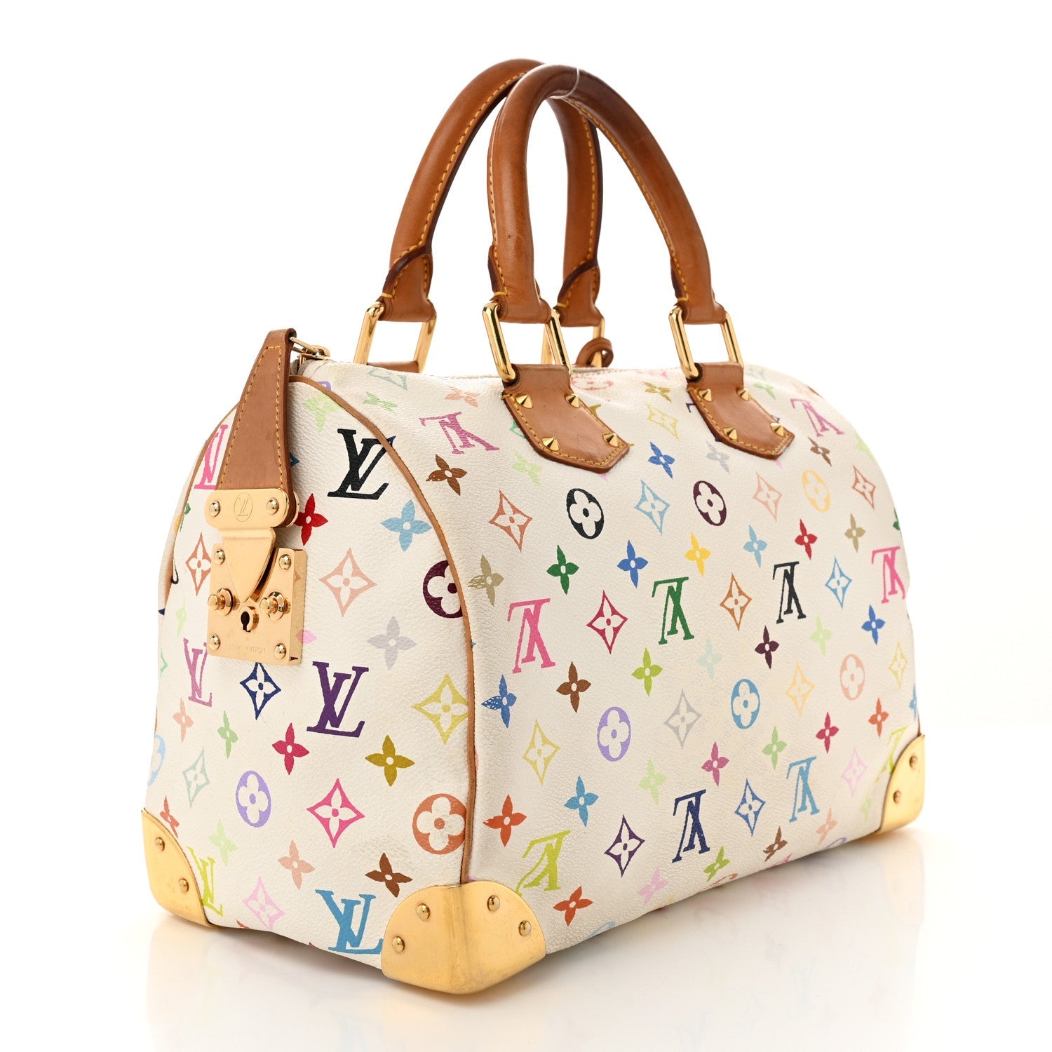 Monogram Multicolor Speedy 30 White