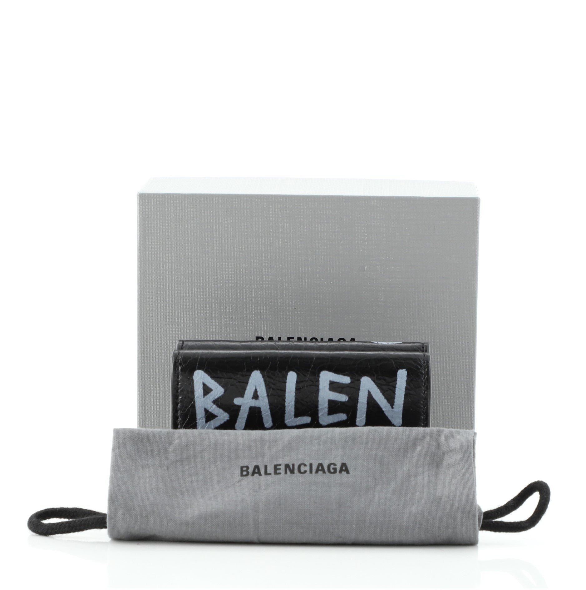 Graffiti Flap Wallet Leather Mini