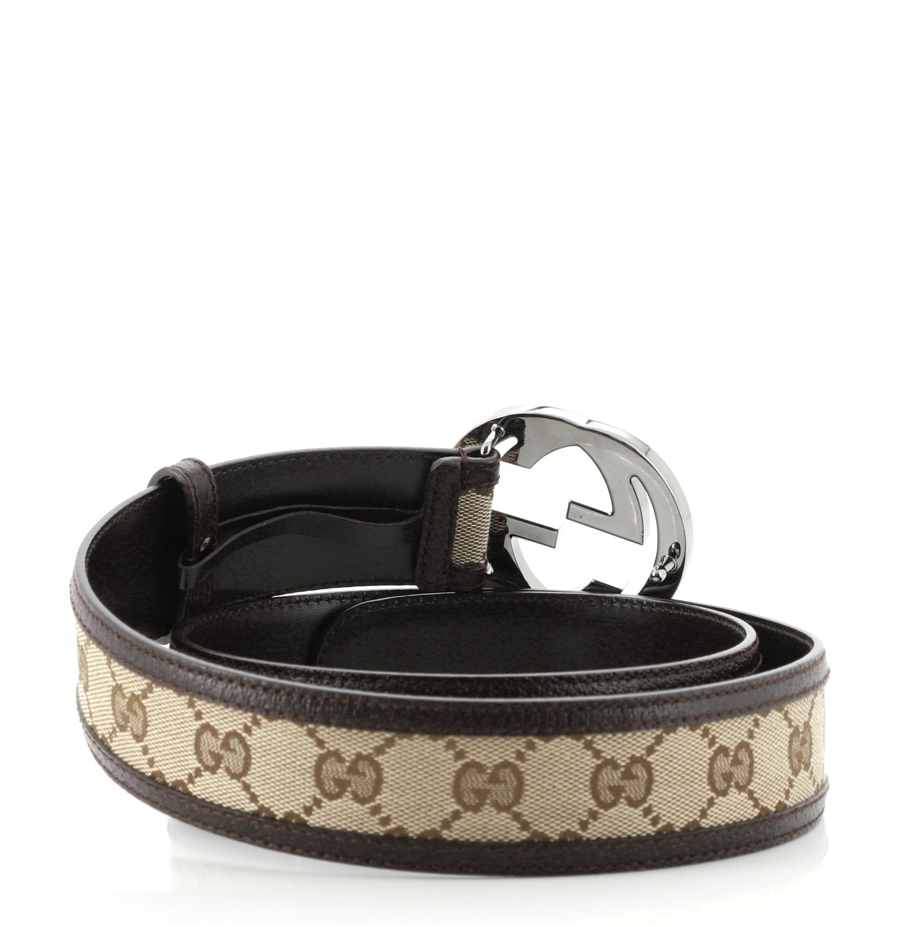 Interlocking G Belt GG Canvas Wide 90