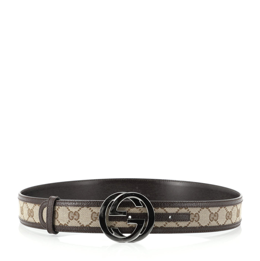 Interlocking G Belt GG Canvas Wide 90