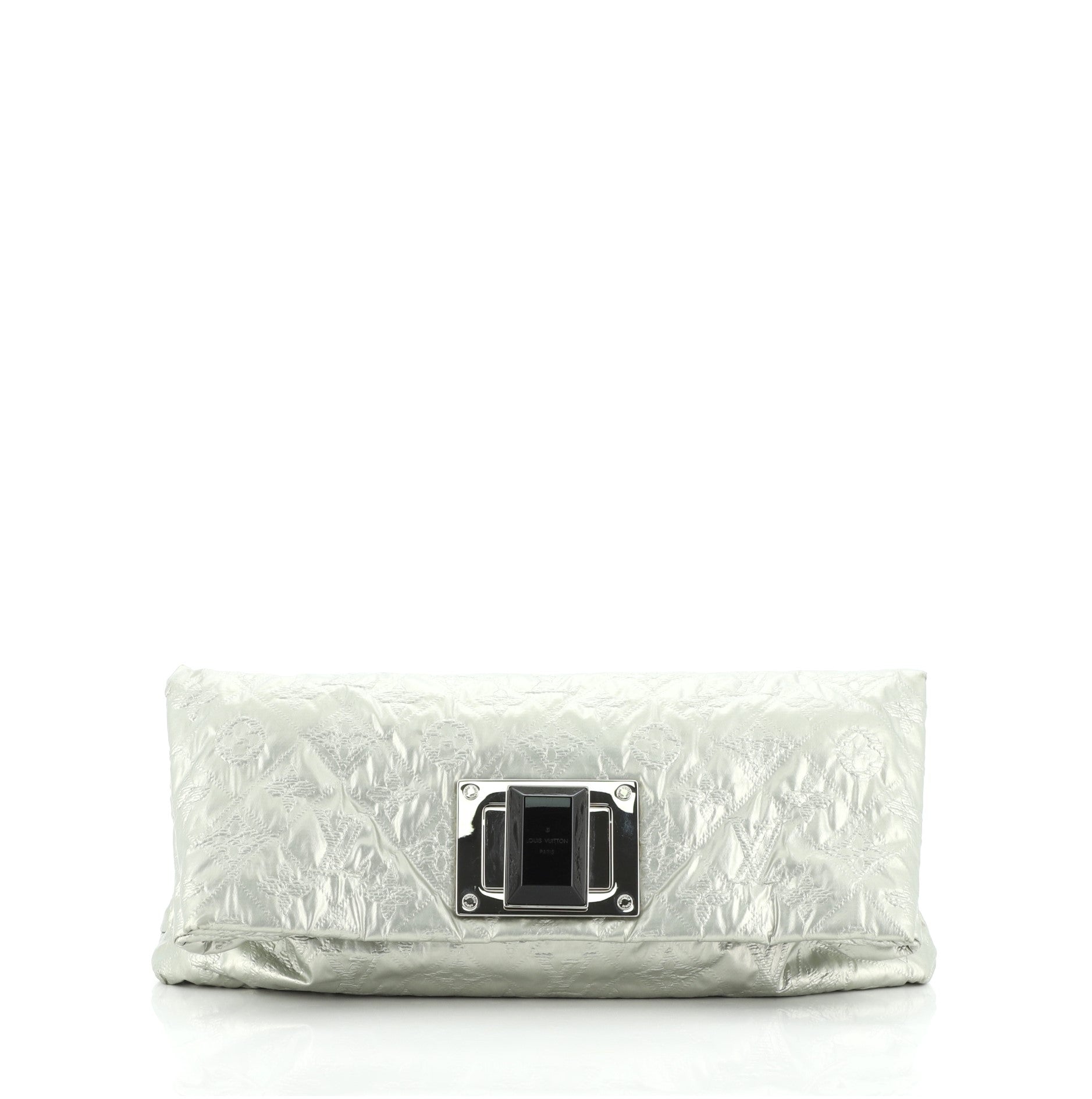 Altair Clutch Monogram Jacquard Textile