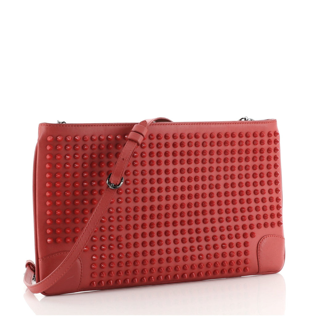 Loubiposh Clutch Spiked Leather