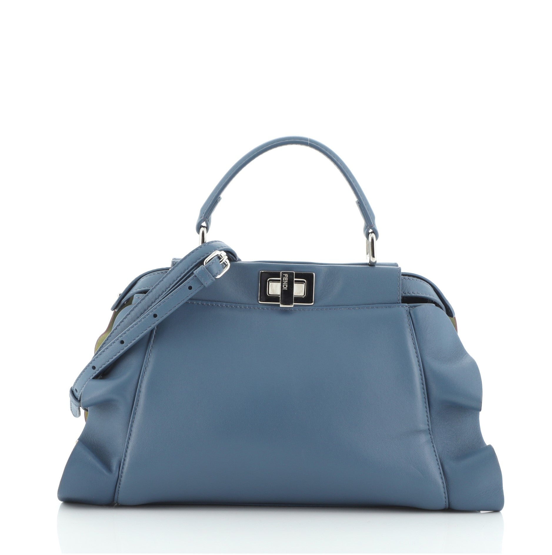 Peekaboo Bag Ruffled Leather Mini