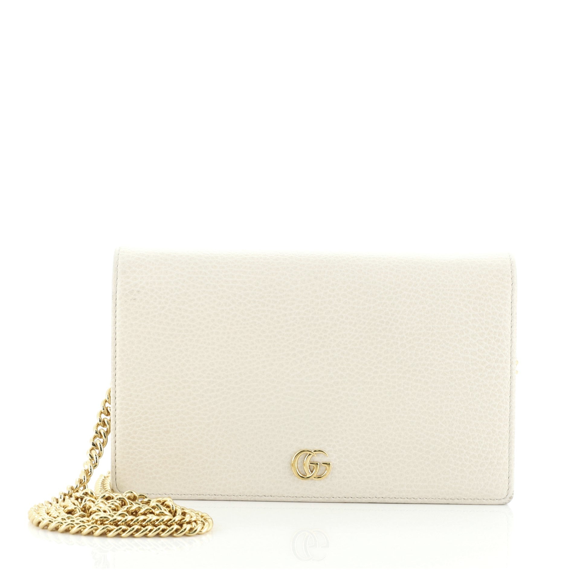 Petite GG Marmont Chain Wallet Leather Mini