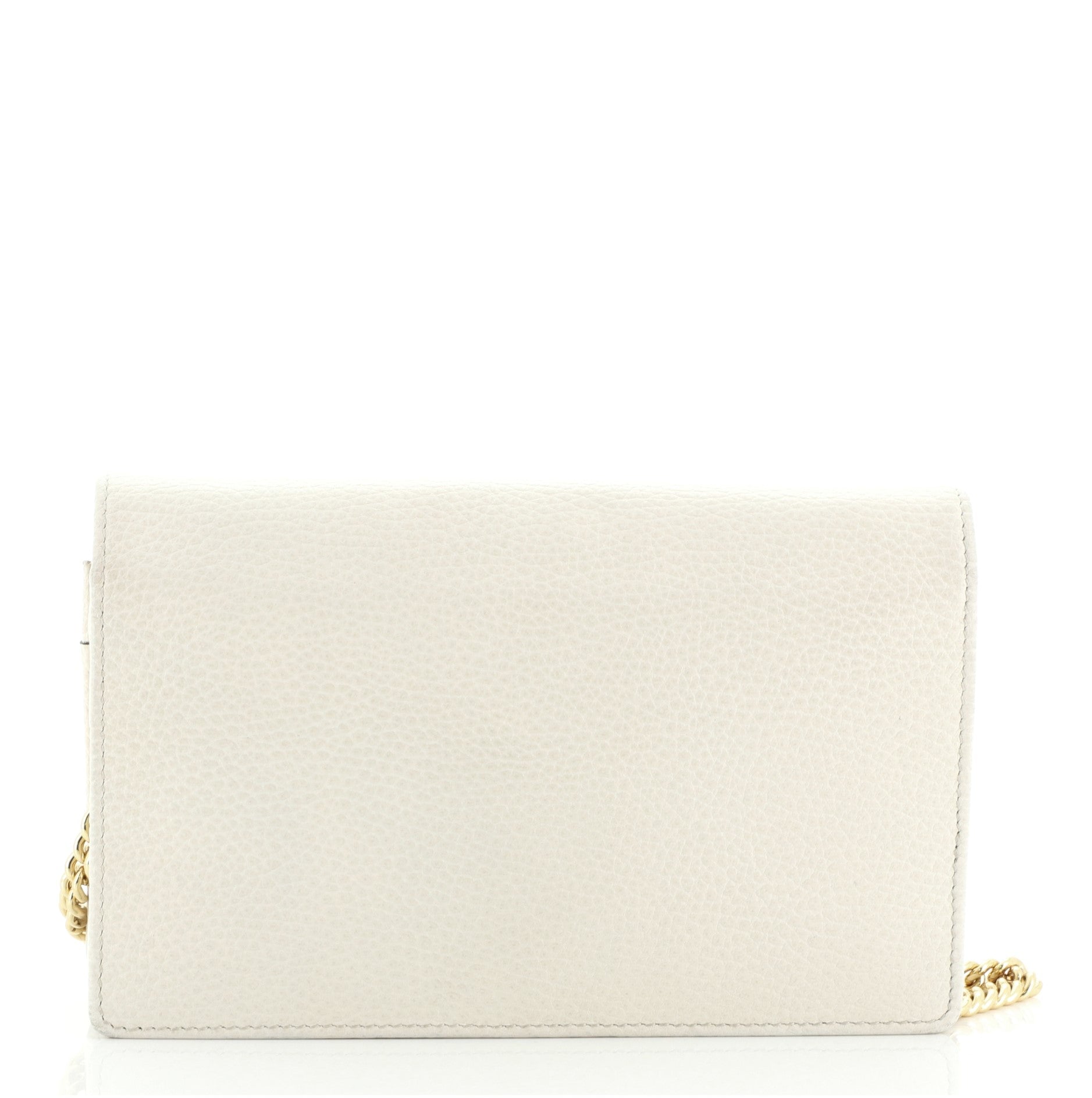 Petite GG Marmont Chain Wallet Leather Mini