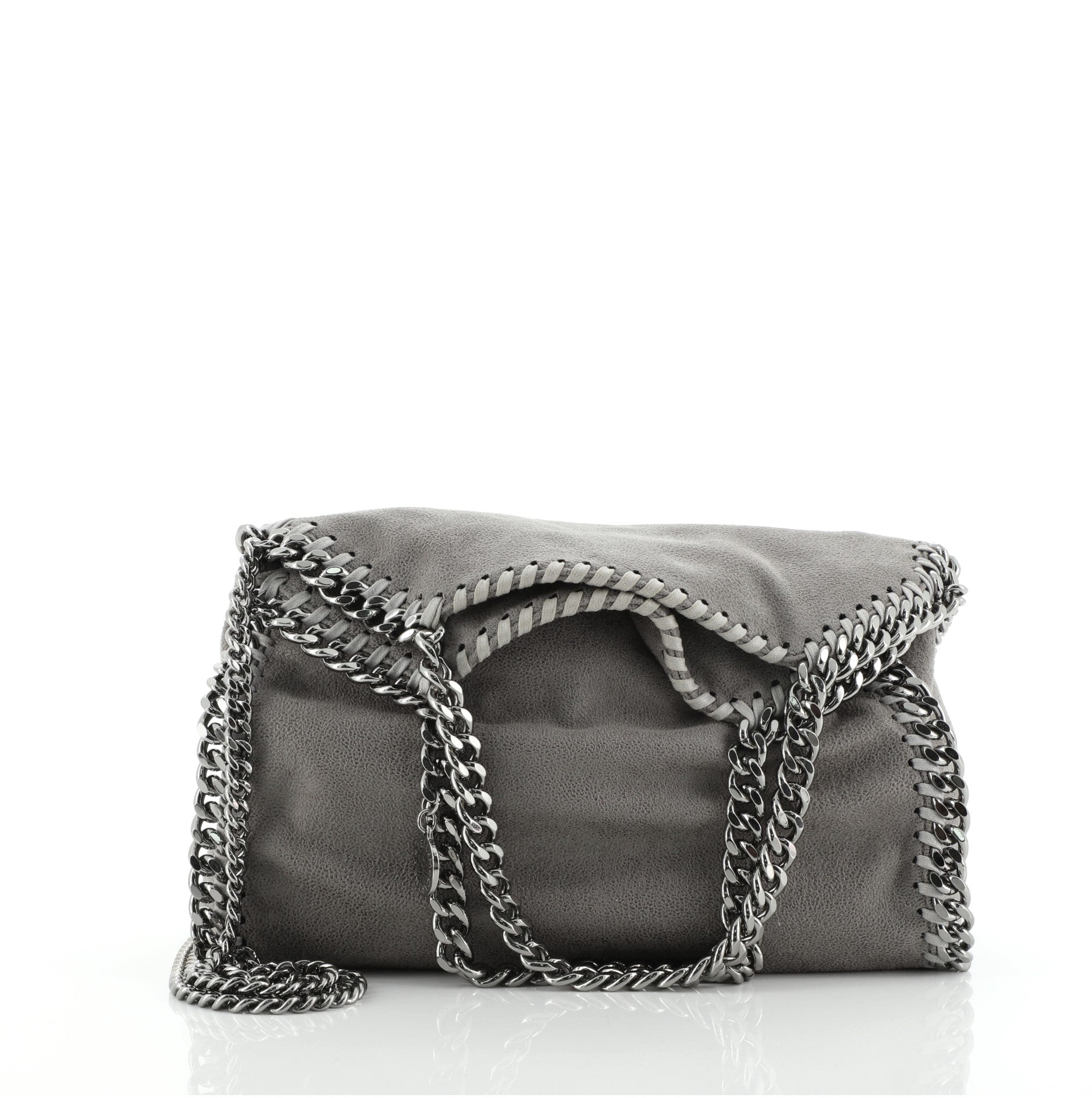 Falabella Fold Over Crossbody Bag Shaggy Deer Mini
