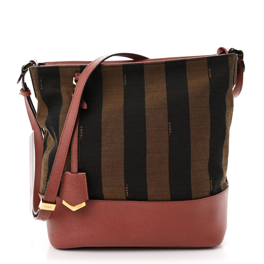 Pequin Vitello Elite 2Jours Bucket Bag Tobacco