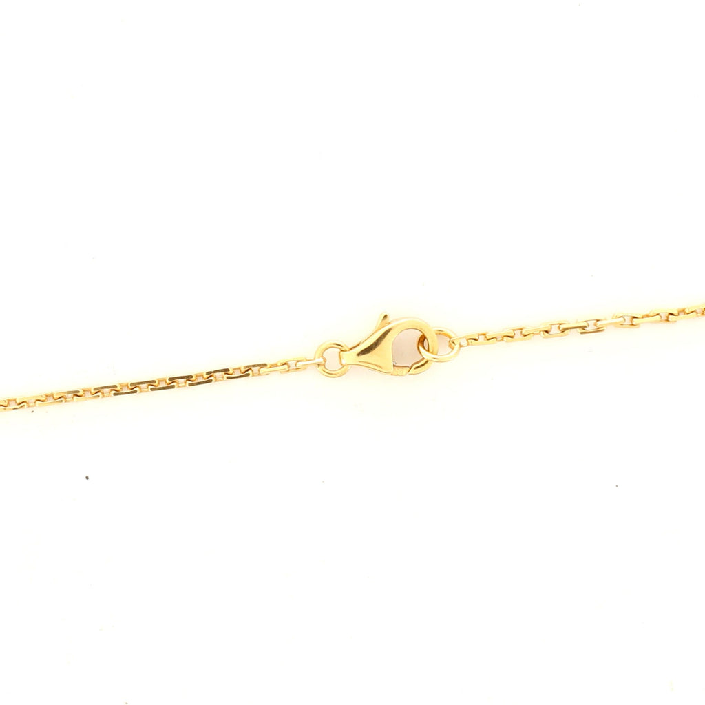 Love Interlocking Necklace 18K Yellow Gold with Diamonds