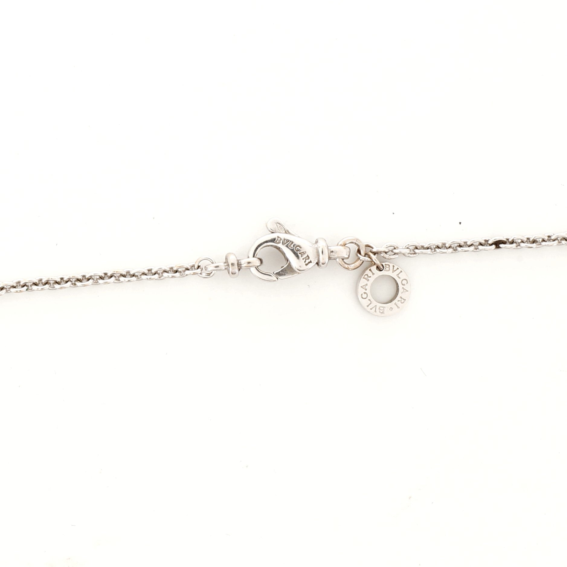 B.Zero1 Pendant Necklace 18K White Gold