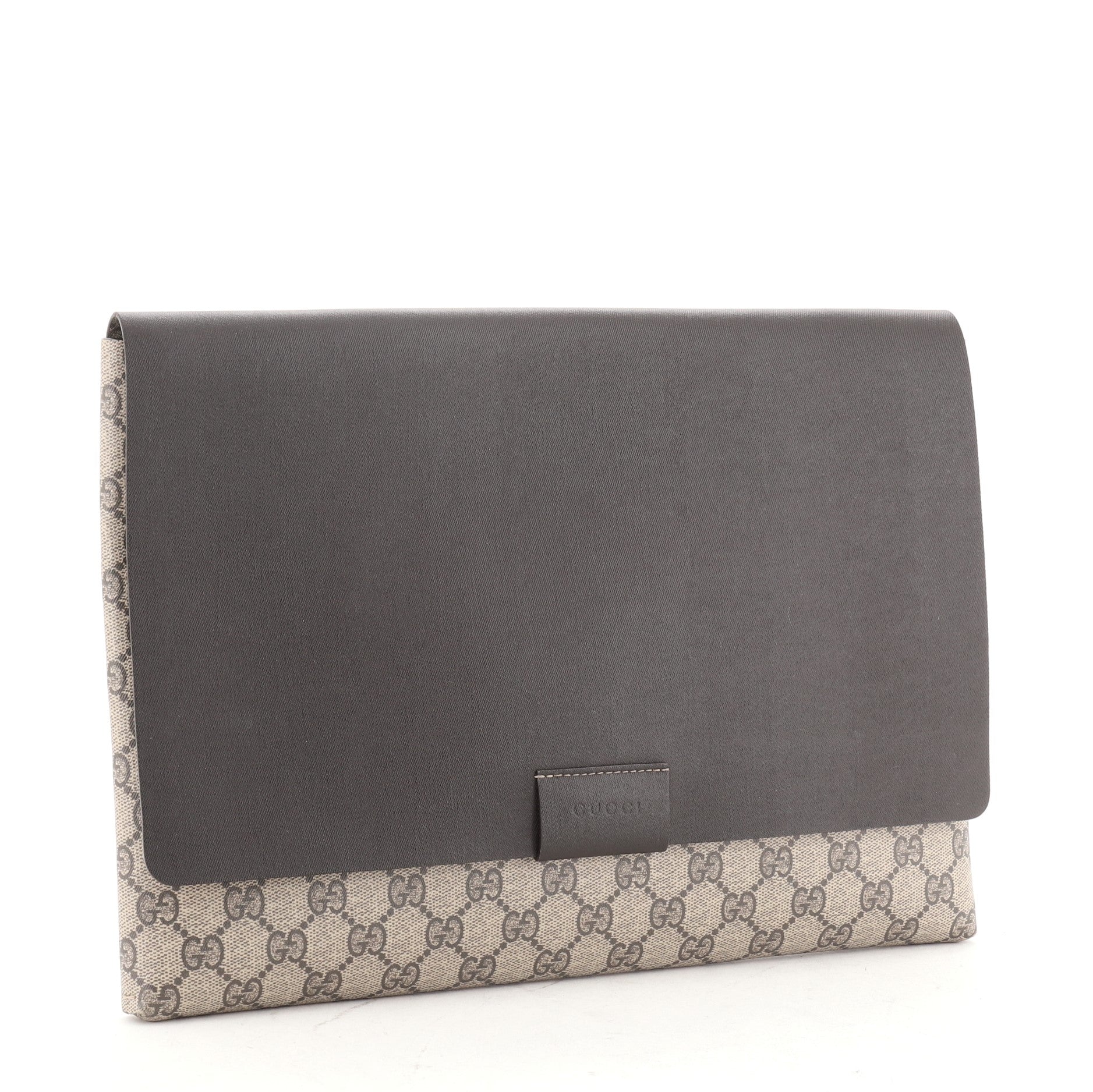 Envelope Clutch GG Coated Canvas and Leather Large