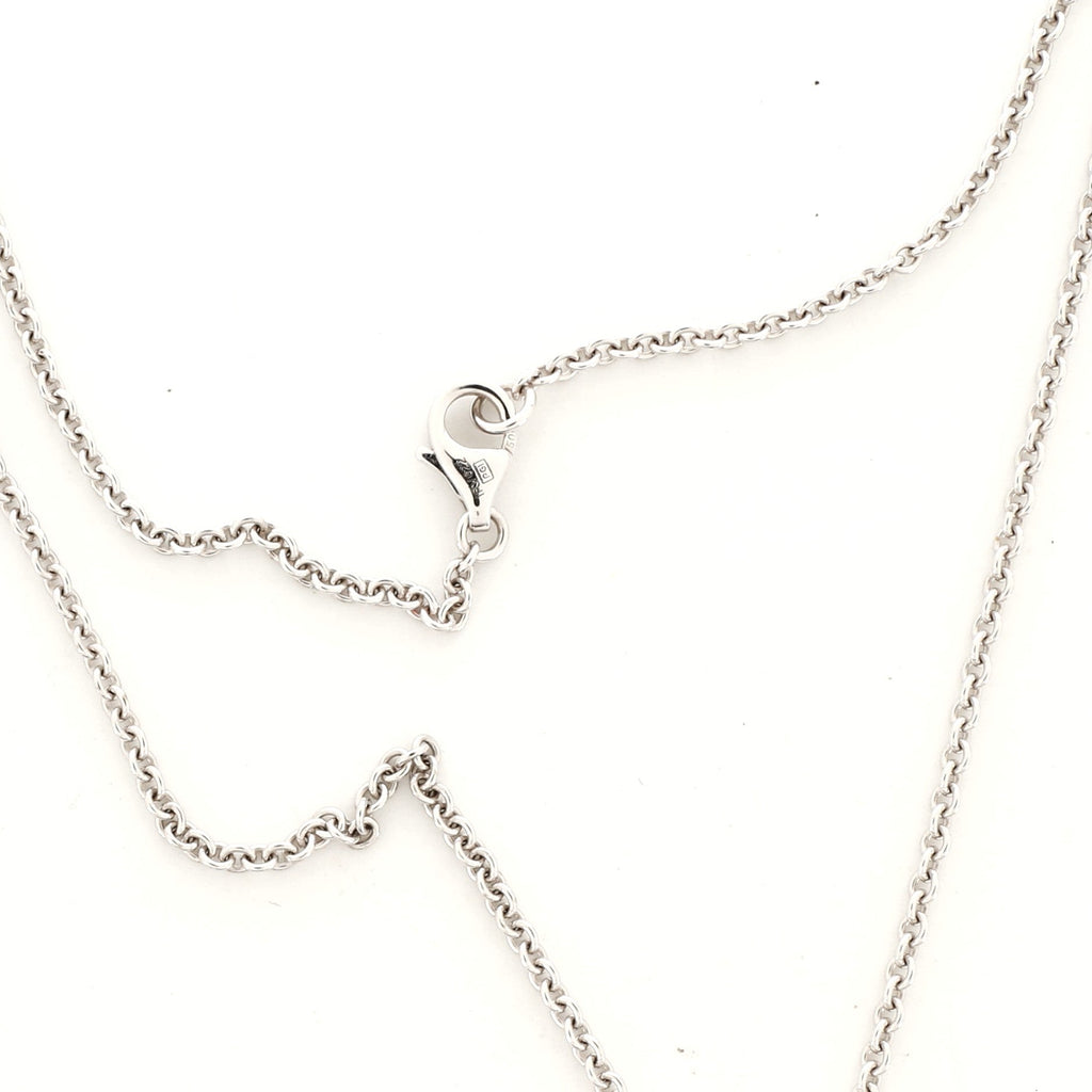 Love Interlocking Necklace 18K White Gold