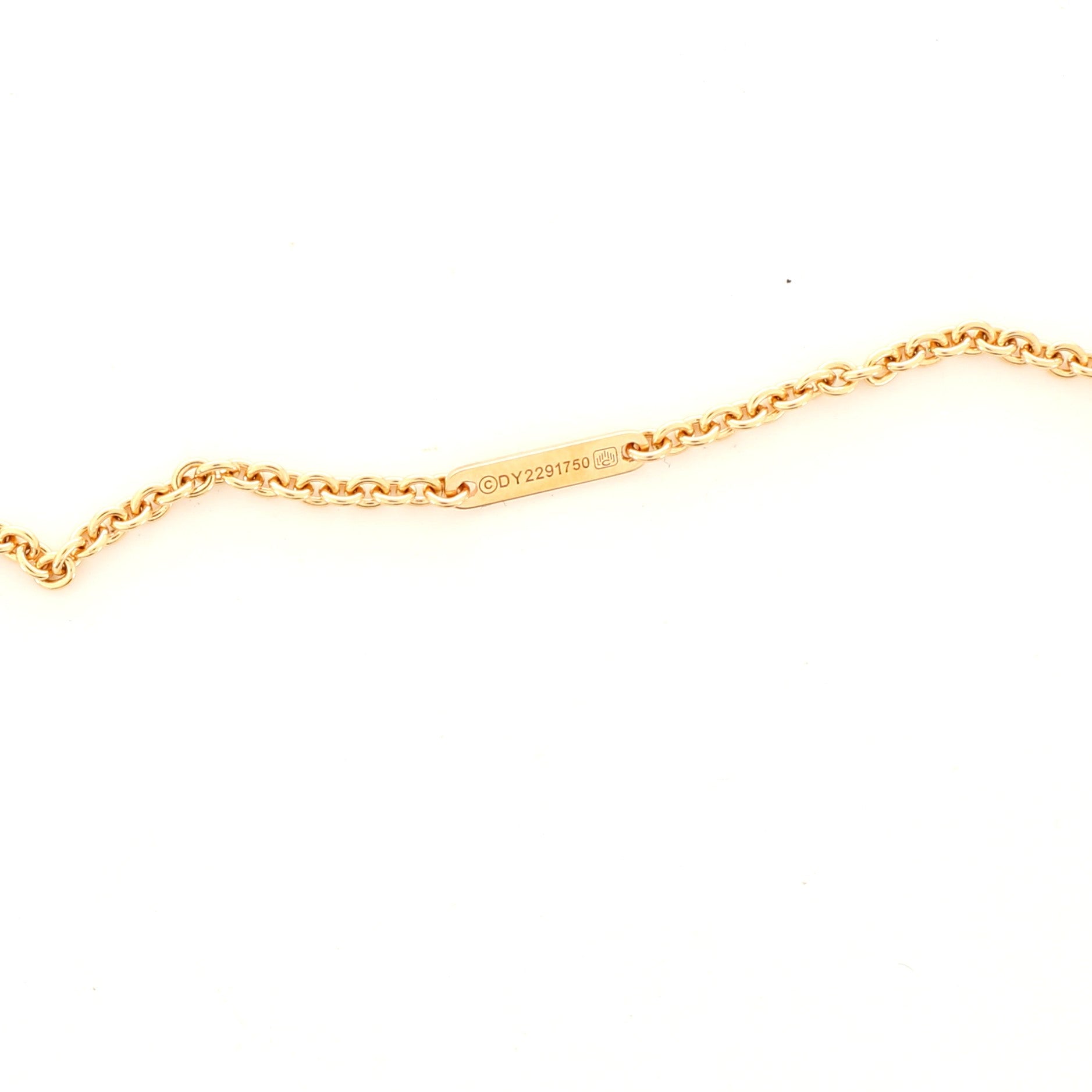 Mon Amour Lariat Necklace 18K Yellow Gold