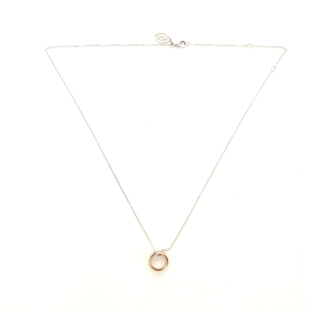 Baby Trinity Pendant Necklace 18K Tricolor Gold