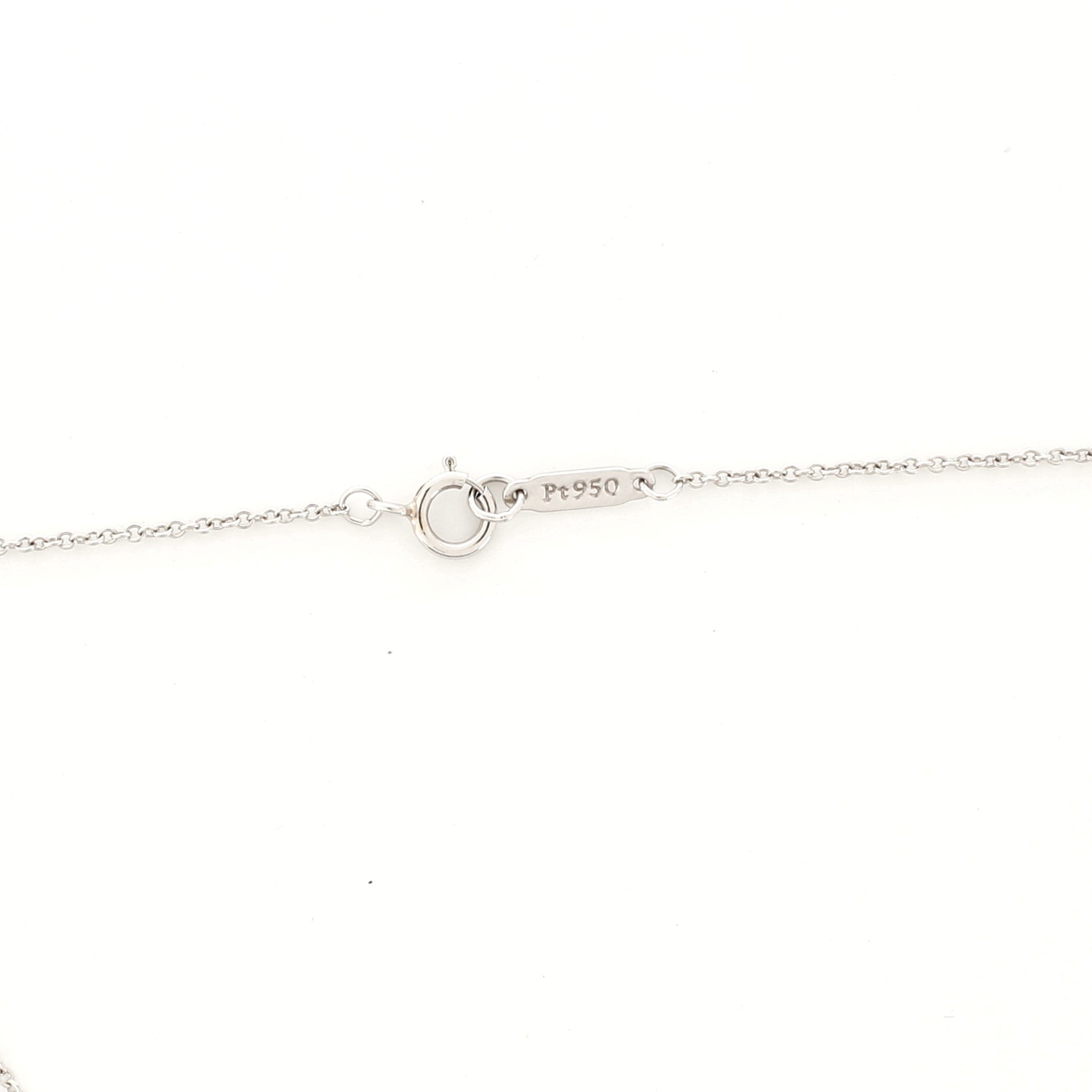 Heart Pendant Necklace Platinum with Diamonds