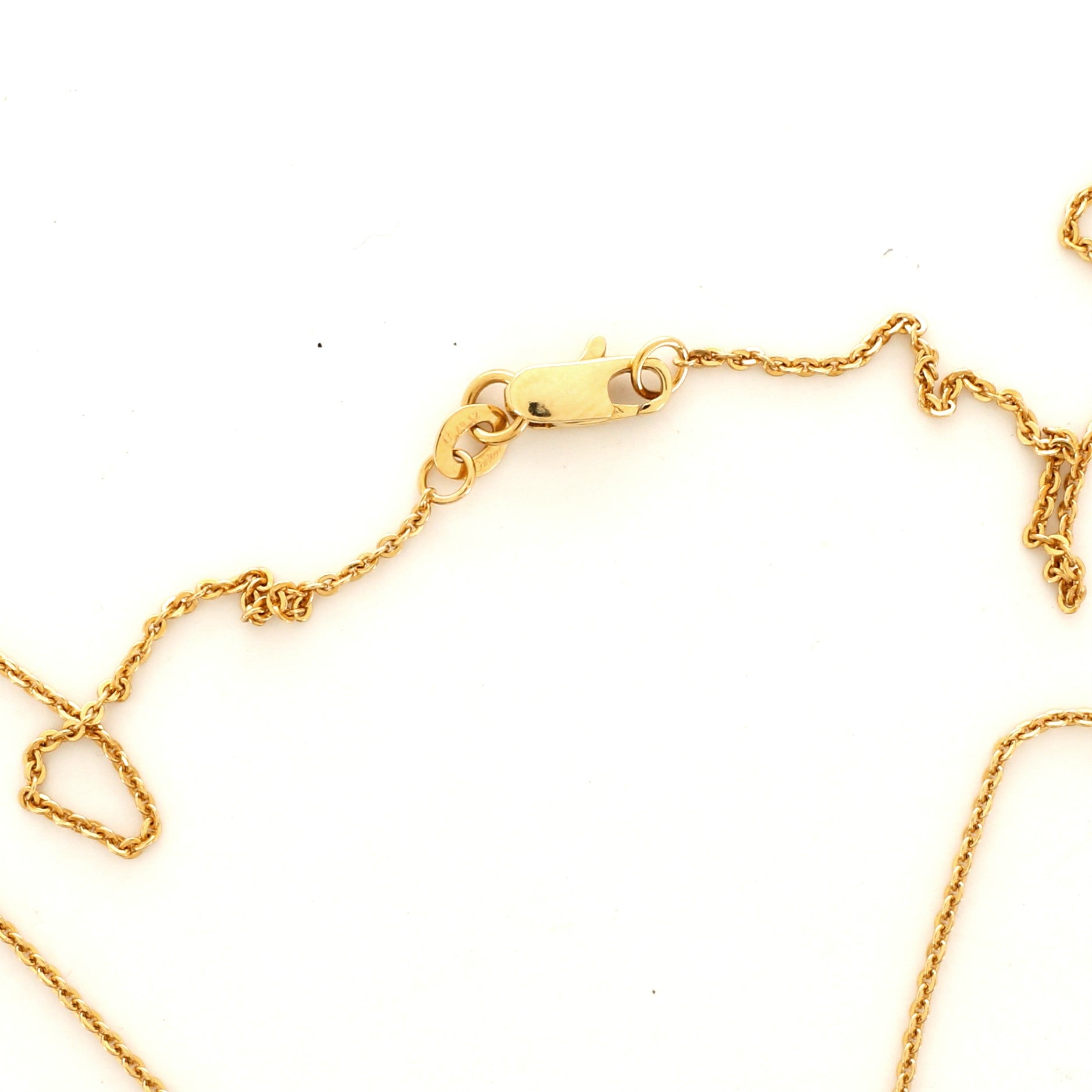 Trinity Pendant Necklace 18K Tricolor Gold with Diamonds
