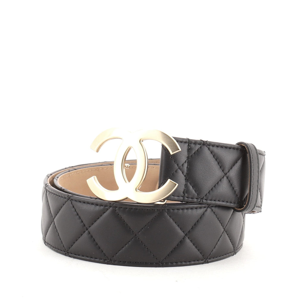 CC Belt Quilted Lambskin Medium 85