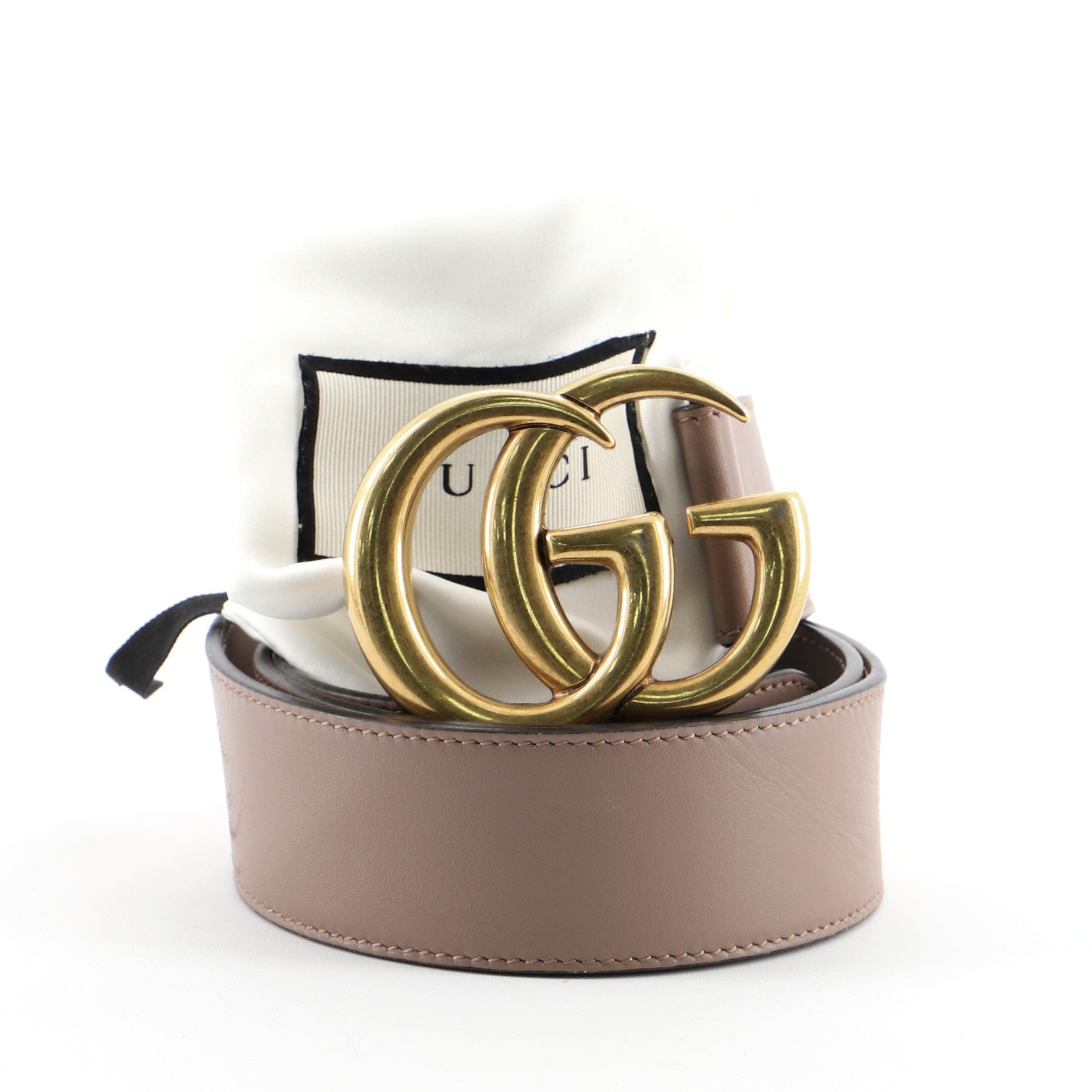 GG Marmont Belt Leather Wide 85