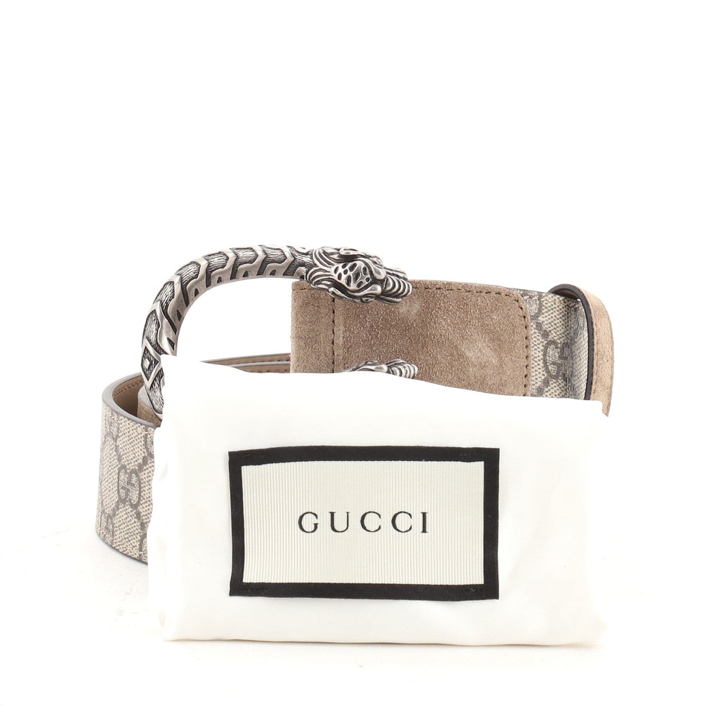 Dionysus Belt GG Coated Canvas Wide 80