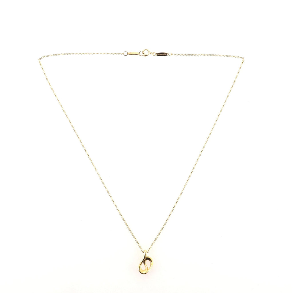 Snake Pendant Necklace 18K Yellow Gold