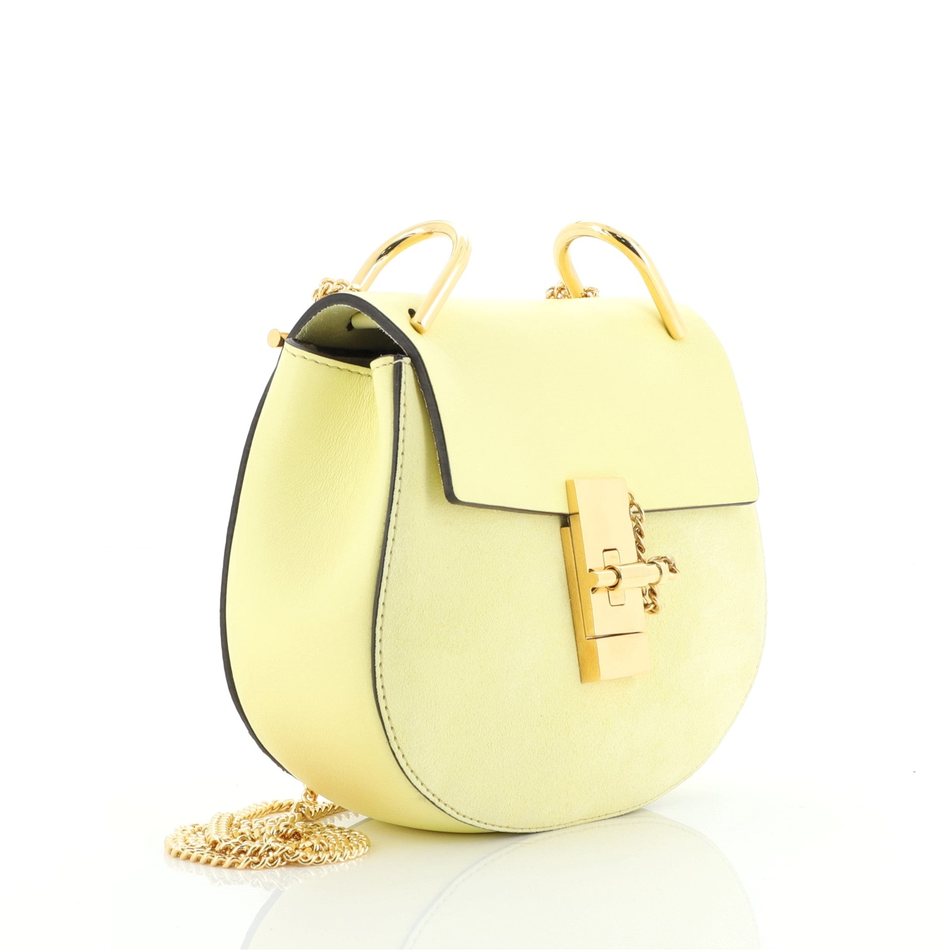 Drew Crossbody Bag Leather and Suede Mini