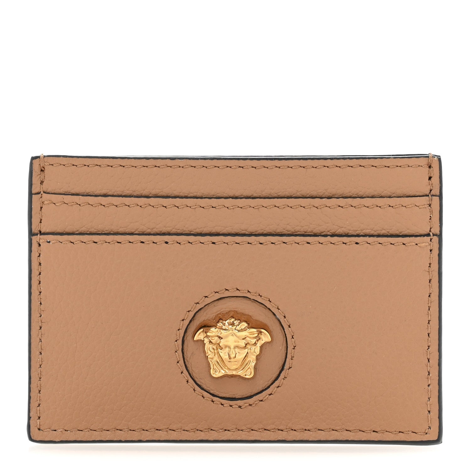 Calfskin Medusa  Holder Brown