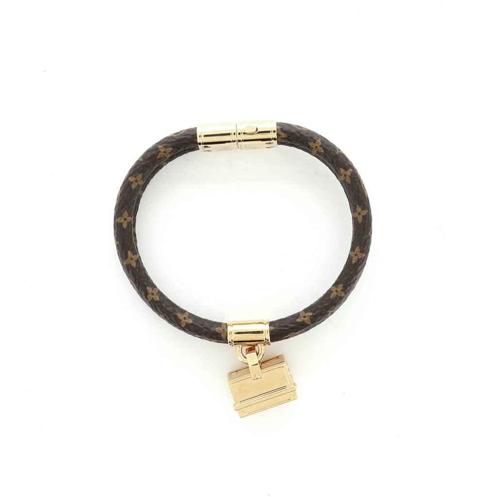 Petite Malle Bracelet Monogram Canvas with Metal