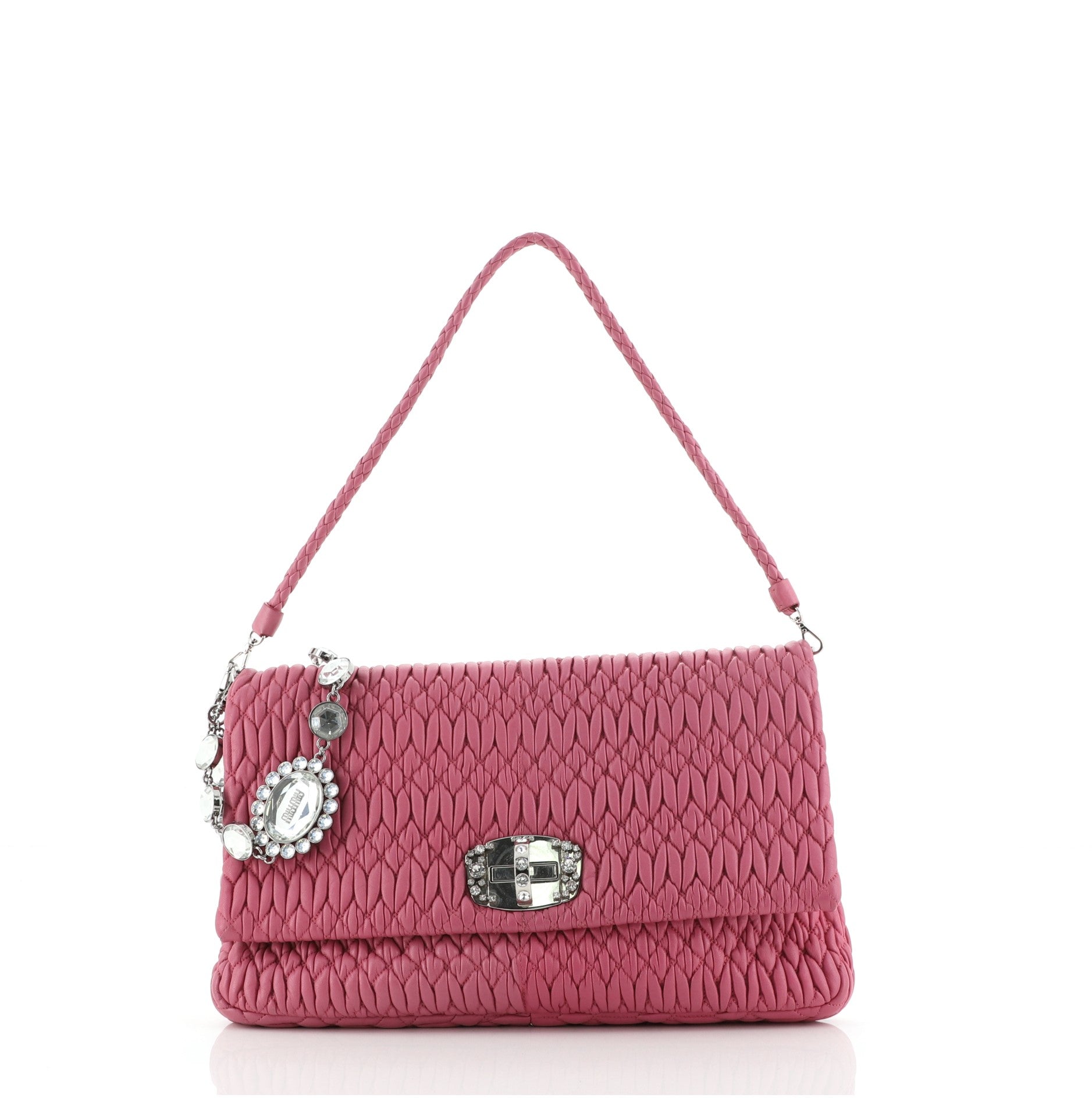 Crystal Clutch Matelasse Leather XL