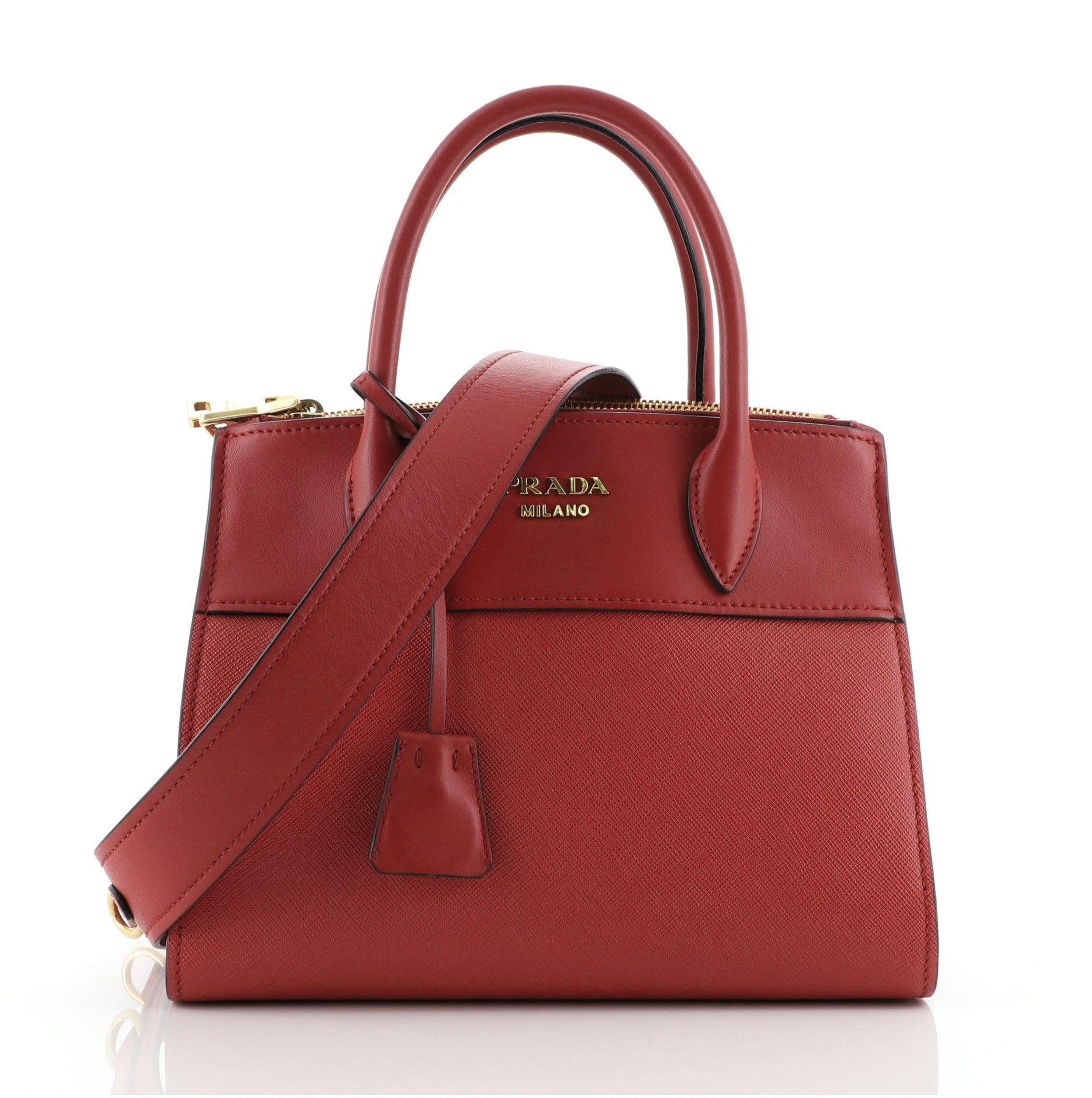Paradigme Tote Saffiano with City Calf Mini