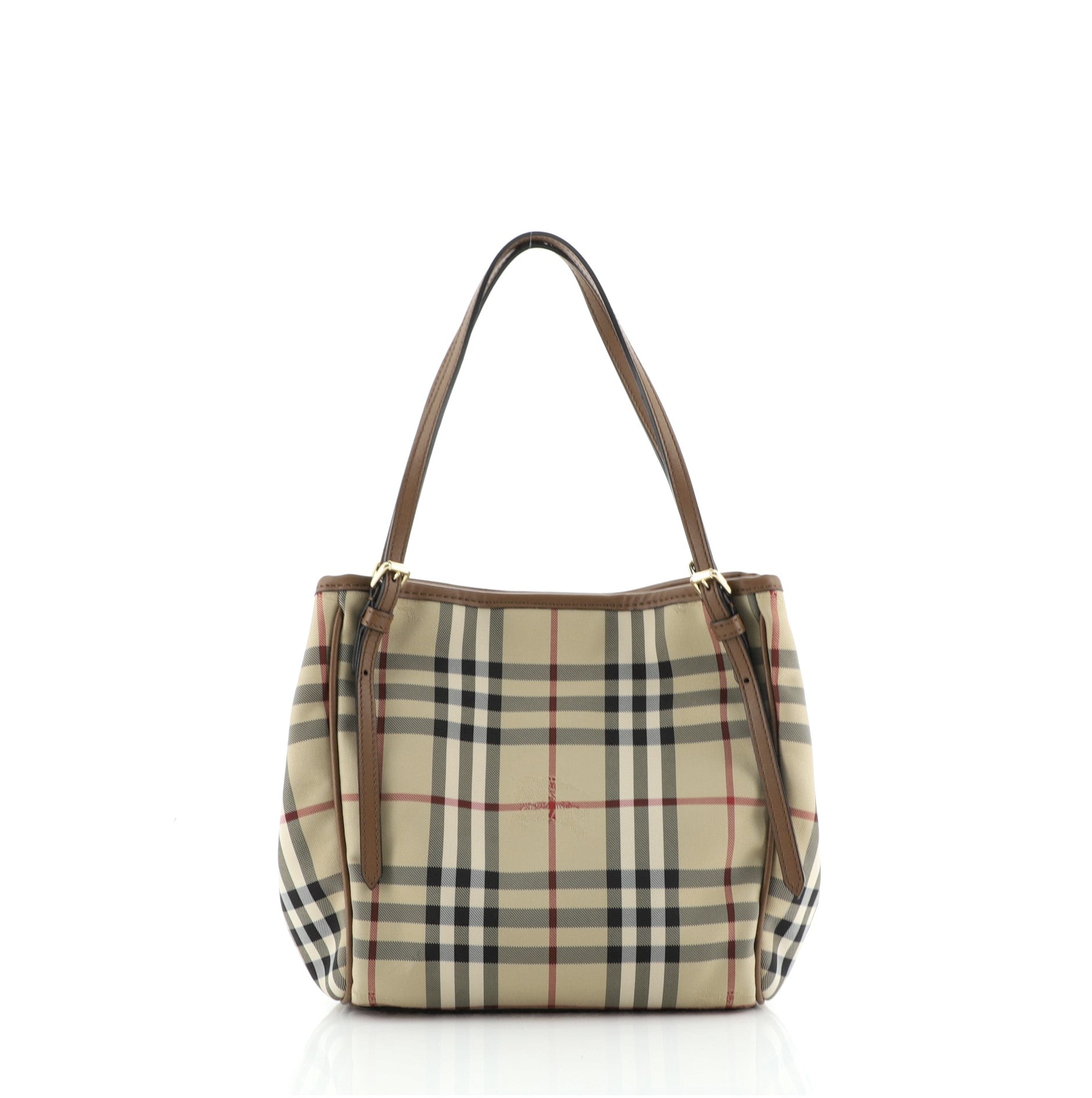 Canterbury Tote Horseferry Check Canvas Mini