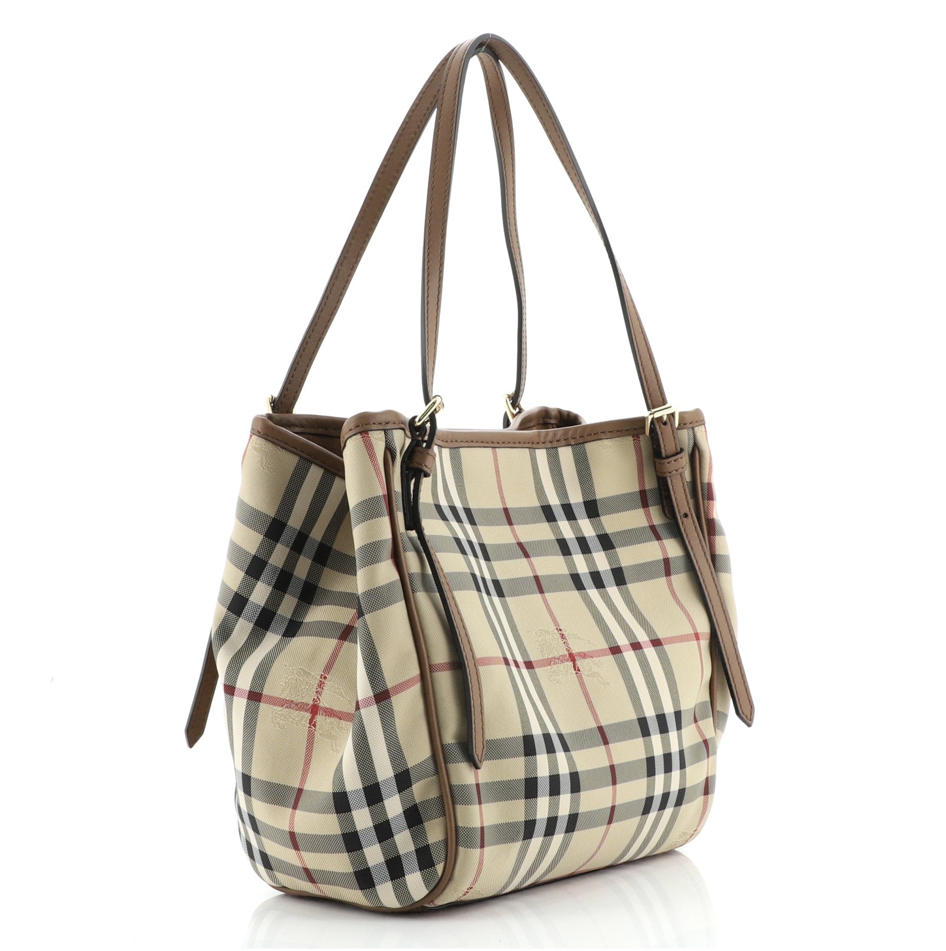 Canterbury Tote Horseferry Check Canvas Mini