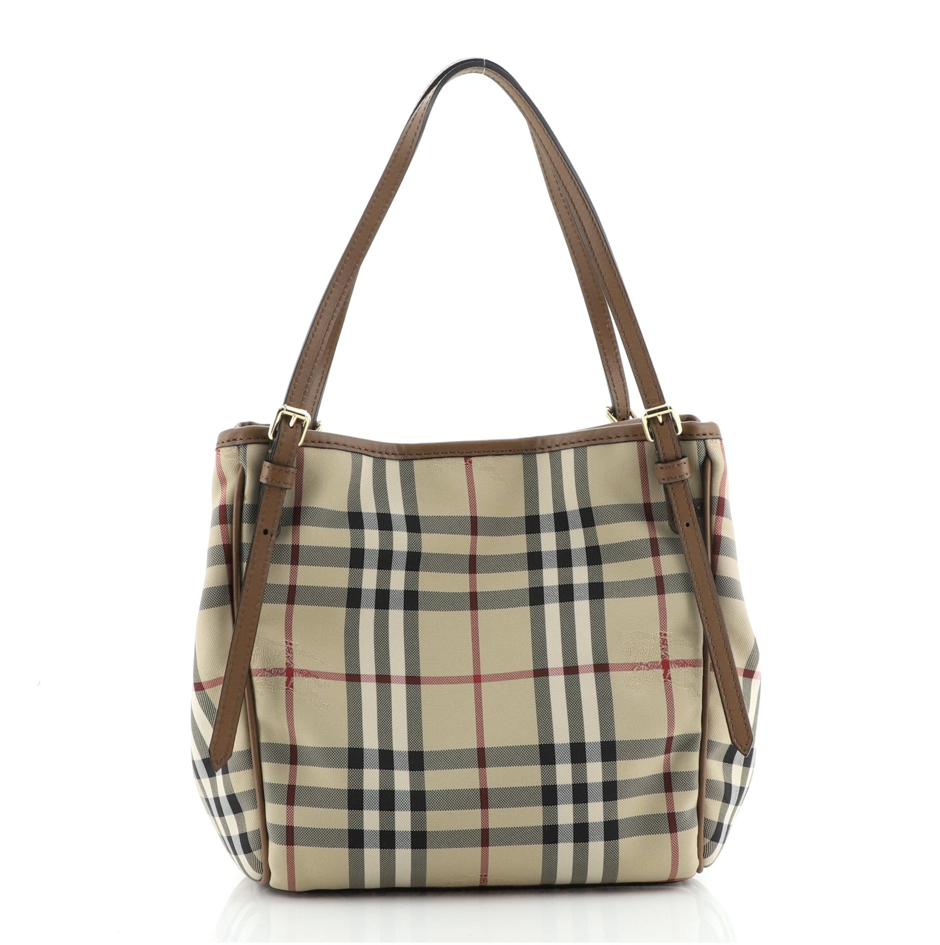 Canterbury Tote Horseferry Check Canvas Mini