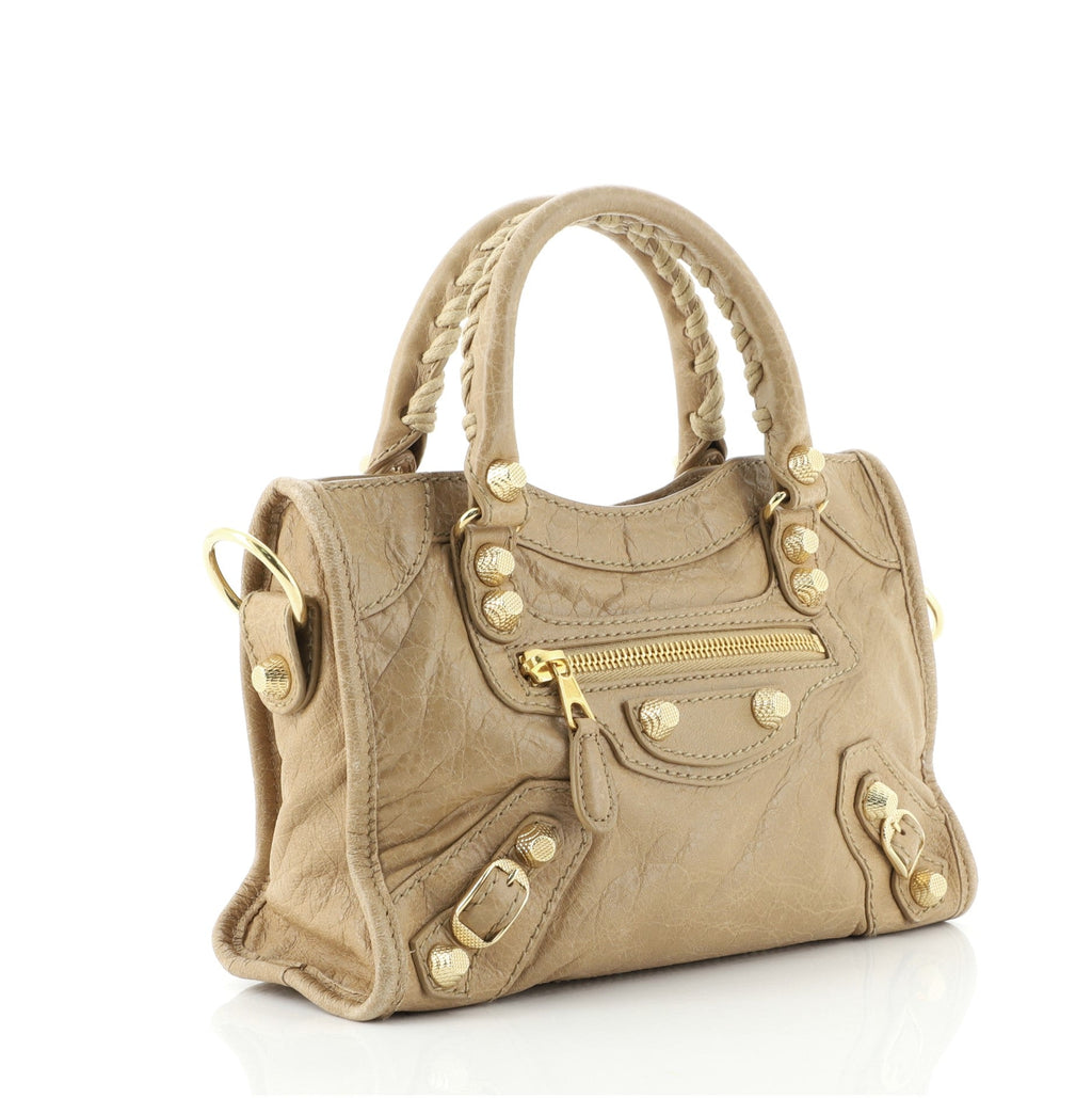 City Giant Studs Bag Leather Mini