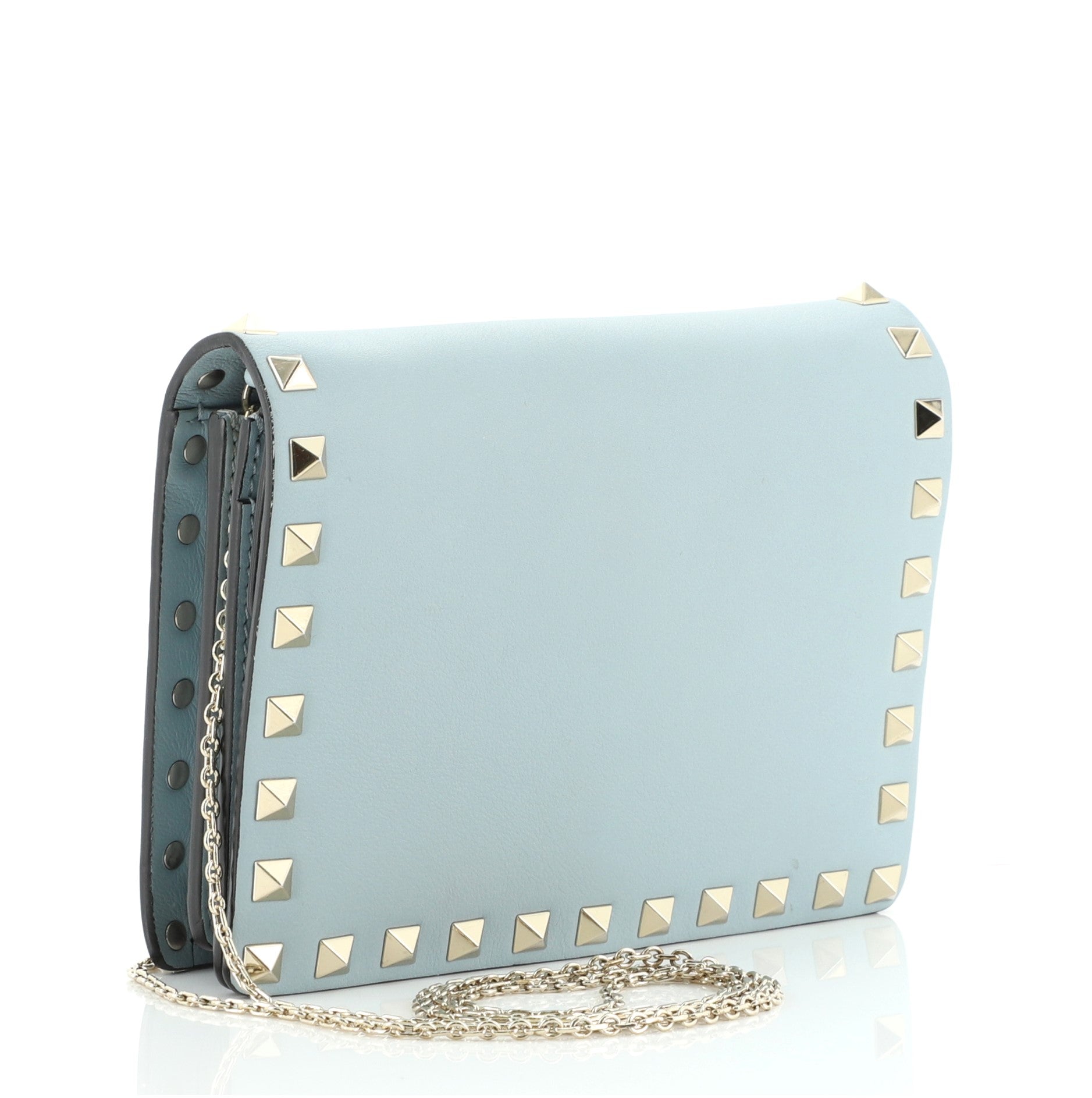 Rockstud Pouch Crossbody Bag Leather Mini