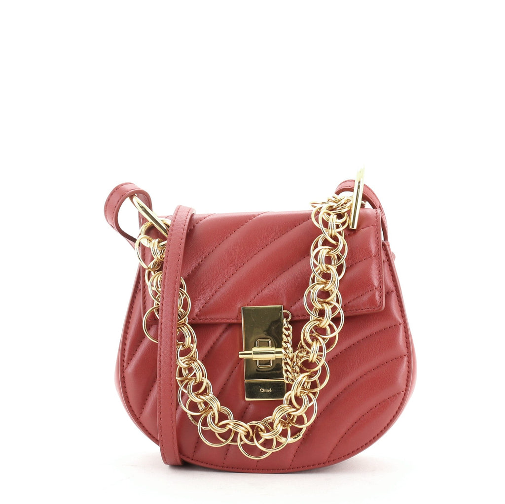 Drew Bijou Crossbody Bag Quilted Leather Mini