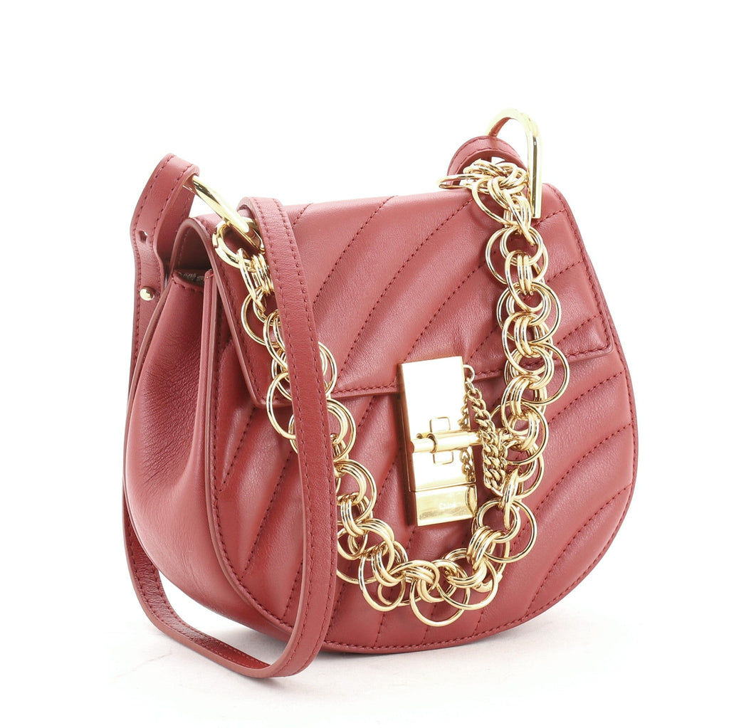 Drew Bijou Crossbody Bag Quilted Leather Mini