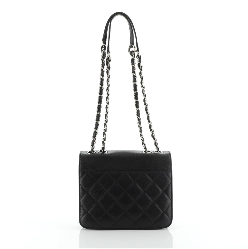 CC Box Flap Bag Quilted Calfskin Mini