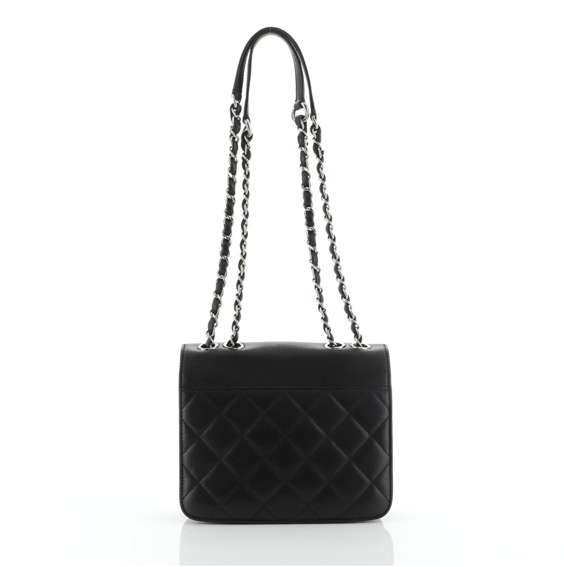 CC Box Flap Bag Quilted Calfskin Mini
