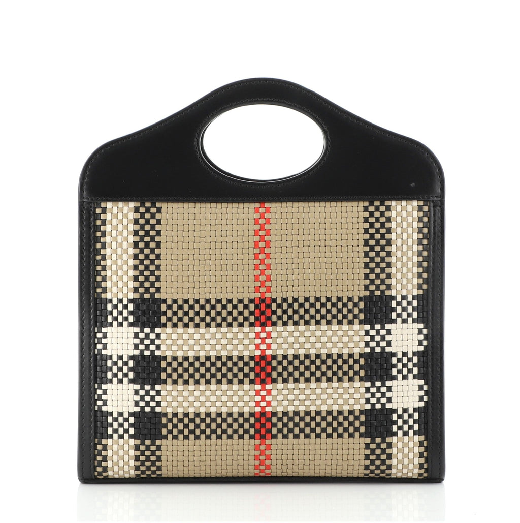 Pocket Bag Woven Leather Mini