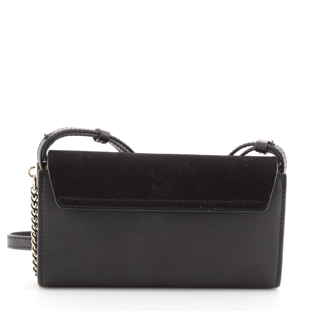 Faye Shoulder Bag Leather and Suede Mini