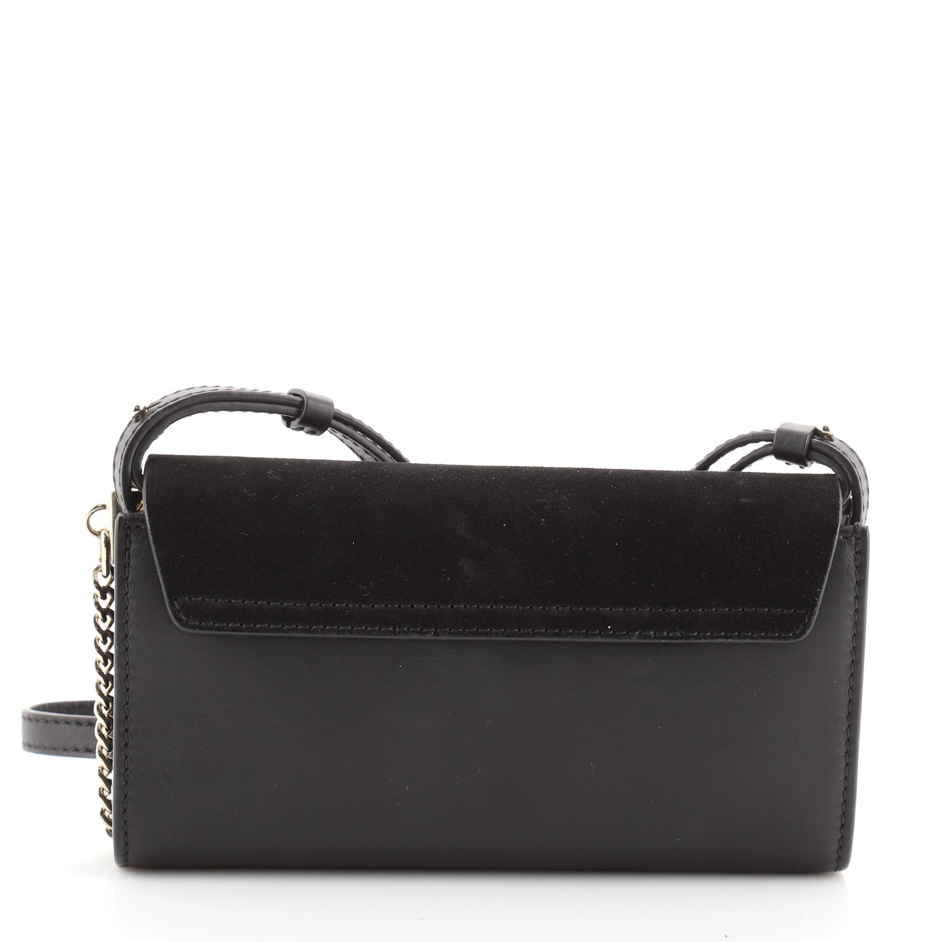 Faye Shoulder Bag Leather and Suede Mini
