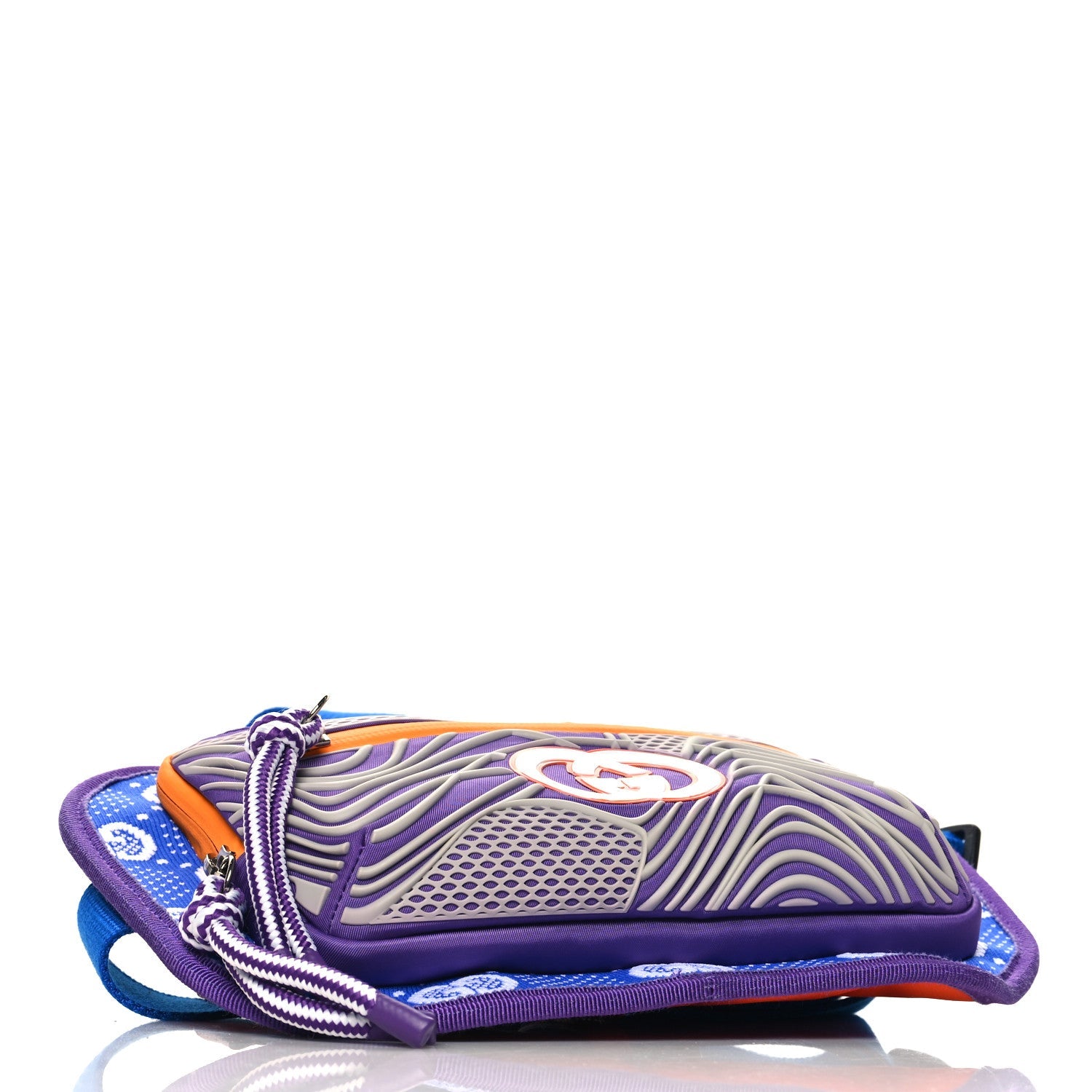 Jersey GG Monogram All Over Sporty Belt Bag Grey White Multicolor