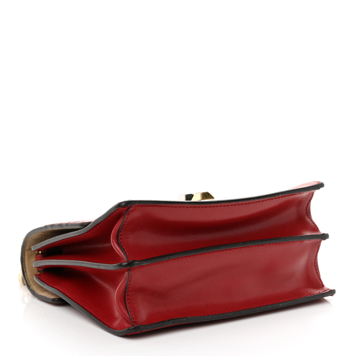 Vitello Liberty FF 1974 Embossed Small Kan I Shoulder Bag Fragola