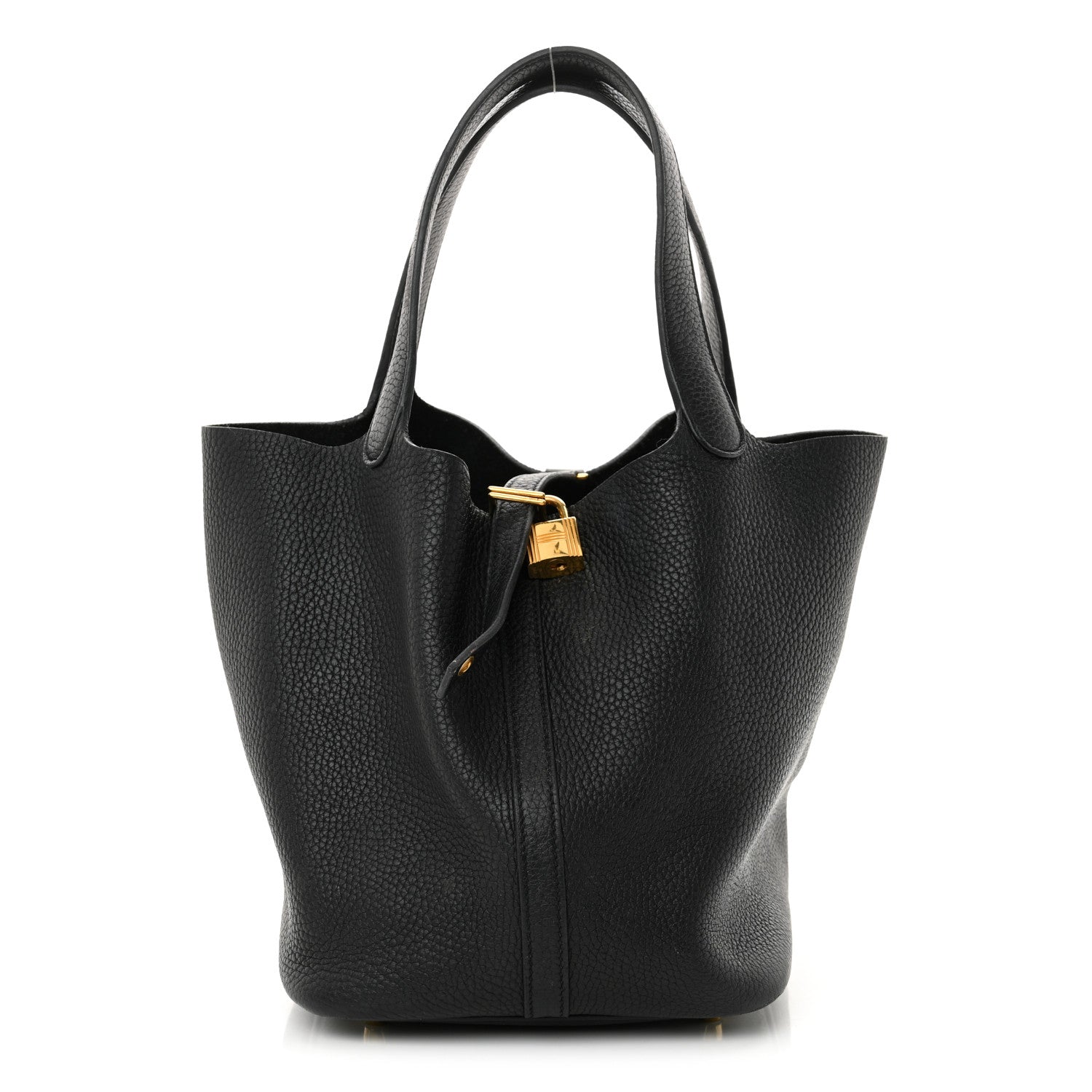 Taurillon Clemence Picotin Lock 22 MM Black